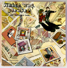 Annie Kubler 1984 Which Way, Please? Map Reference Game Complete RARE VINTAGE picture