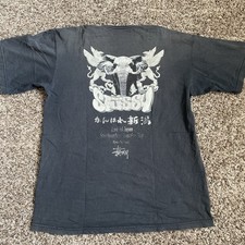 Vintage y2k SUPER RARE 2005 Japan snowboarding Championship Stussy tshirt picture
