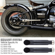 2PCS Short GP Tail Pipe Mufflers For BMW R18 100 Year R18 B Classic 2020-2025 picture