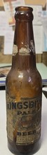 Antique 1940's KINGSBURY Pale Special Beer Bottle Sheboygan WI 12 Oz. Has Patina picture