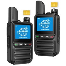 Lifetime Free Unlimited Range Rapid Global Walkie Talkies PTT Push-to-Talk Over picture