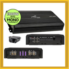 Audiopipe Monoblock 1300W RMS Power Class D 1 OHM Stable Car Amplifier picture
