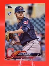 2018 Topps Update Series Shane Bieber #US198 Rookie RC picture