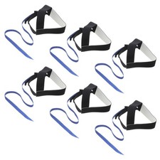 6pcs ESD Anti Static Foot Heel Straps Wrist Strap Band Adjustable Black picture