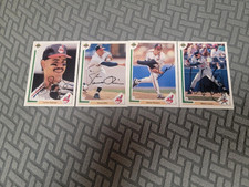 1991 Upper Deck Indians Autos - Orosco/Lewis/Baerga/Olin -Authentic & Gradable picture