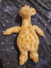 Jellycat Rare HTF Fluffles Giraffe Plush Flawed Stuffed Animal Medium picture
