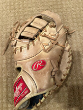 Rawlings Pro Preferred PROSDCTCC 13 inch RH Throw Leather 1B Glove Tan/Red picture