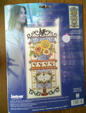 Janlynn Platinum Collection Cross Stitch Kit PROVENCE SUNFLOWER SAMPLER picture