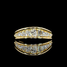 1/2ctw Pear Lab Grown Diamond Wedding Band 14K White Gold VVS2 E Color Special picture