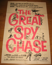 Les BARBOUZES GREAT SPY CHASE Orig, 1sh Movie Poster (1965) picture