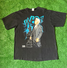 Vtg 1998 WCW WWF Ric Flair Nature Boy Wooo 4 Horsemen Wrestling AOP Size XL picture