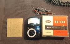 Vintage Olson TE-137 Analog Multimeter  with Leads Japan picture