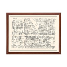 Old Map of Pittsfield, MA 1946 - Vintage Pittsfield Massachu picture
