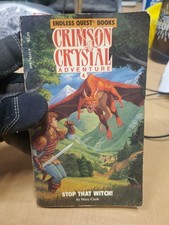 Endless Quest Books Crimson Crystal Adventure #4 Stop That Witch By Mary Clark picture