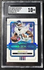 2022 Panini Contenders MALIK WILLIS RC 5/10 Rookie of the Year #ROY-MWI SGC 10 picture