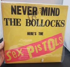Never Mind the Bollocks Here’s the Sex Pistols 1977 LP 1st Press 11 Tracks UK picture
