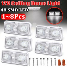 1~8Pcs 12V Led RV Ceiling Dome Light RV Interior Lighting for Trailer Camper picture