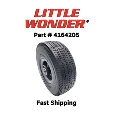 Little Wonder Blower Wheel 4164205 Fits Select Models - 4.10x3.50-4 (Flat-Free) picture