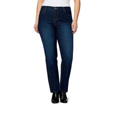 Gloria Vanderbilt Plus Size Amanda Tapered Leg Jeans 20W Madison Button Closure picture