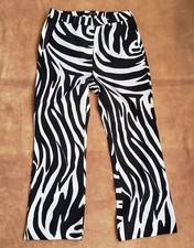 Weekend Max Mara Couture  Zebra Print Cropped Pants 10 NWTs picture