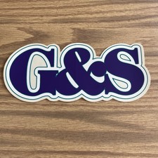 Vintage 70’s 80’s GORDON and SMITH SURFBOARDS SKATEBOARDS Decal Sticker G&S 7.5” picture