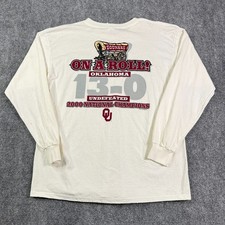 Vintage Ruppshirts Oklahoma Sooners T Shirt Mens XL 2000 Champions LS NWT READ picture