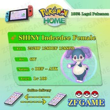 ✨6IV SHINY Indeedee Female + EVS🚀 POKEMON HOME✨Champions✨Online delivery⚡ picture