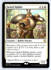 Jacked Rabbit 9 Rare Commander: Bloomburrow Magic: The Gathering NM picture