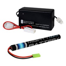 Mighty Max 8.4V 1600mAh Battery for AGM MKII Sten WWII Tactical Rifle + Charger picture