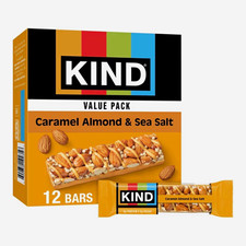 KIND Caramel Almond & Sea Salt Breakfast Bars 12 Count 170 Cal picture