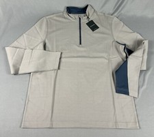 Dunning Golf Pullover Ellary 1/4 Zip Medium Gray Char Halo NWT MSRP $105 picture