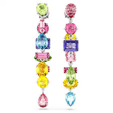 Swarovski Gema drop earrings Mixed cut picture
