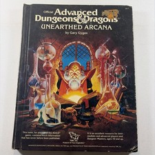 Advanced Dungeons & Dragons Unearthed Arcana (TSR 2017) Hardcover 1985 READ DESC picture