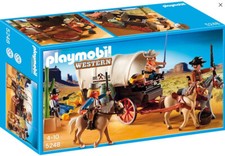 Playmobil Western Set 5248 Covered Wagon with Raiders Bandits ExclusiveNEW BOXED picture
