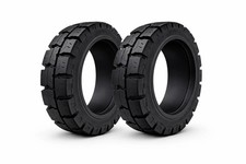 2PK -16X5X10-1/2  SOLID  TIRES -TRACTION.  16-5-10.5 SOLID TIRES  TOYOTA picture