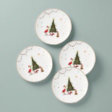 Lenox China Christmas MERRY GRINCHMAS Dinner Plates - Set of Four - N/O picture