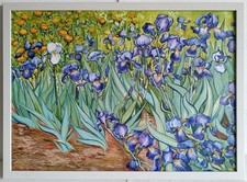 Irises Vincent Van Gogh's handpainted copy oil painting 19.7x27.5 in picture