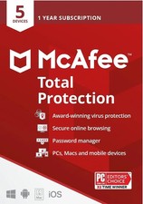 McAfee Total Protection 2026 5 Devices 1 Year Antivirus Security picture