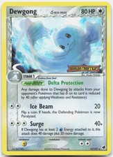 Dewgong (Delta Species) Rare EX Dragon Frontiers DF  Reverse Holo 15/101 2006 LP picture