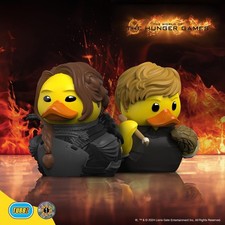 TUBBZ 1ST Edition Hunger Games: Peeta Mellark &  Katniss Everdeen Duck JEEP picture