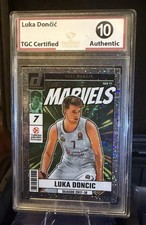 2024-25 Donruss EuroLeague Luka Doncic Net Marvels #20 TGC 10 Authentic picture