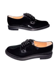 Church’s Shannon 2 WR Women’s Derby Shoes Black Patent Leather EU 37.5 US 7 New picture
