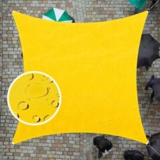 ColourTree Yellow Rectangle Waterproof Sun Shade Sail Canopy Fabric Outdoor  picture