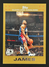 LEBRON JAMES 2007-08 TOPPS GOLD BORDER #23 /2007 CAVALIERS 🔥🔥🔥 (READ) picture