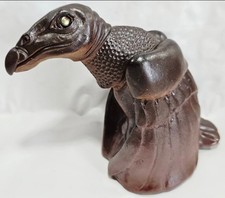 Rare Snobhog Pottery Vulture Signed Dennis Thompson & Marked 2020 8