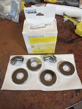 Set Of 2 Kohler K-22172-CP Purist Supply Elbow W/ Check Valve Open Box picture