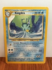 Vintage Pokemon 2000 Neo Revelation Kingdra  19/64 MP picture