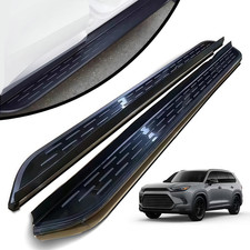 2PCS Running Boards Side Steps Nerf Bars for Toyota Grand Highlander 2024+ picture