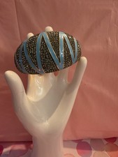 AKKAD preowned Blue and Black Bangle Bracelet. HSN picture