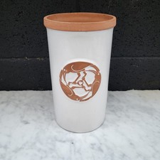 FRANKOMA Vintage RAVENSWOOD Winery Sonoma Pottery Wine Chiller Utensil Crock picture